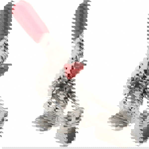 Pull-Action Latch Clamp: Horizontal, 360 lb, U-Hook, Flanged Base